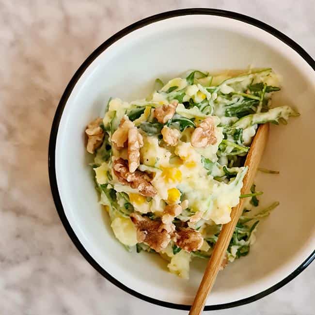 Rucola mais stamppot