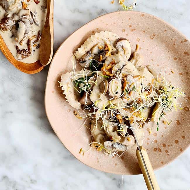 Snelle vegan roomsaus Snelle vegan roomsaus