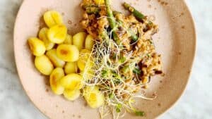 Gnocchi met sperziebonen recept