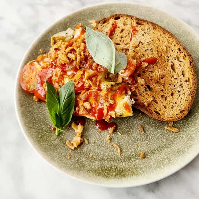 Omelet ratatouille maken Omelet ratatouille maken