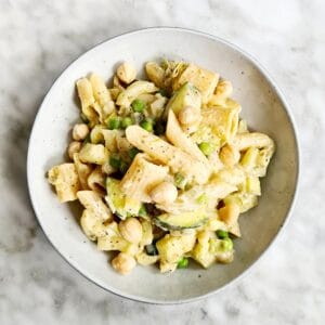 Hummus pasta maken