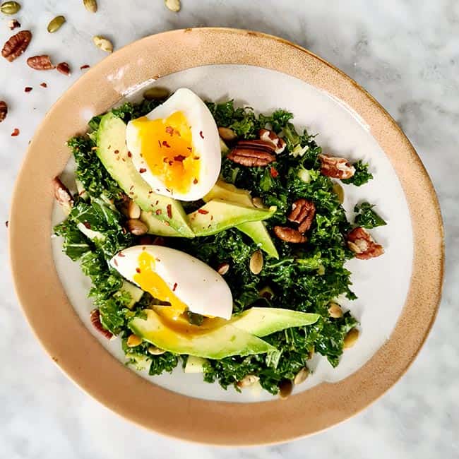 Boerenkool met avocado