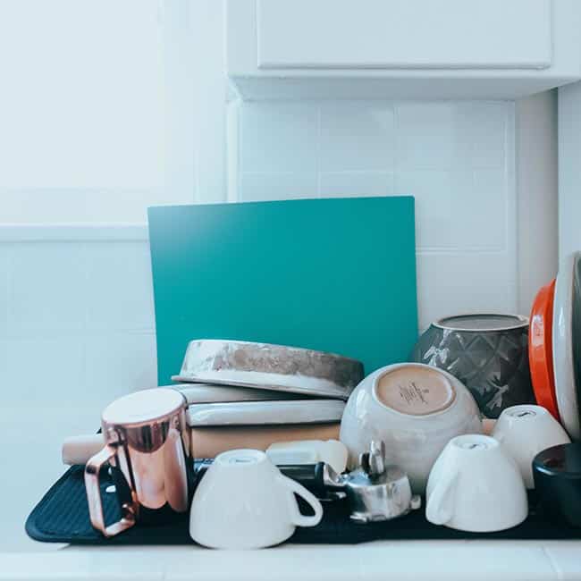 Weinig afwas kook met een wok