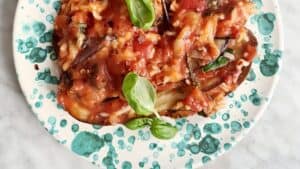 Vegan melanzane eten