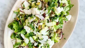 Courgettesalade uit de tuin