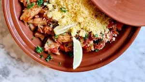 Tajine met kip en peterselie recept
