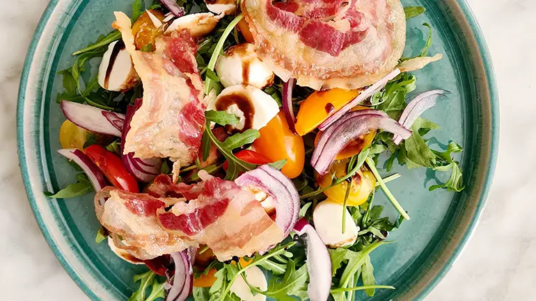 Italiaanse salade prosciutto