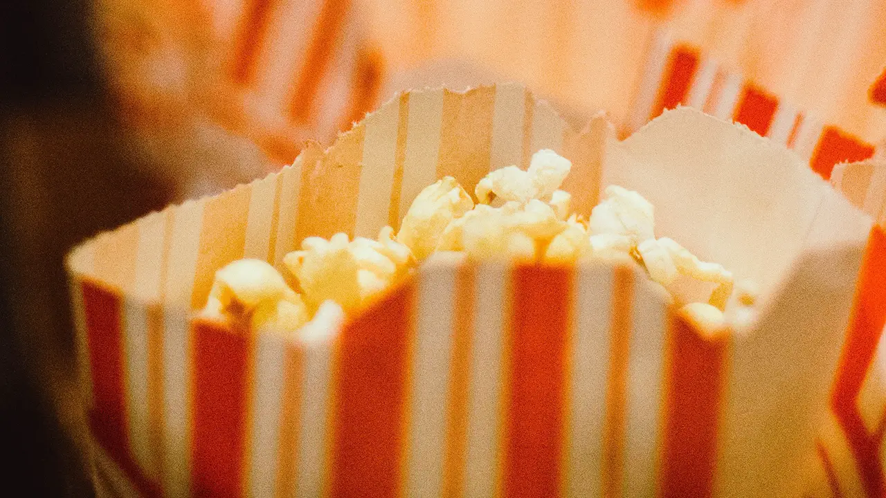 Popcorn voor films voor foodies lijst