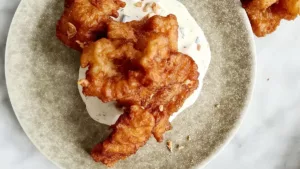 Kibbeling maken van kabeljauw