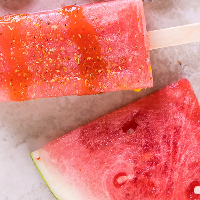 Watermeloen ijs maken Watermeloen ijs maken