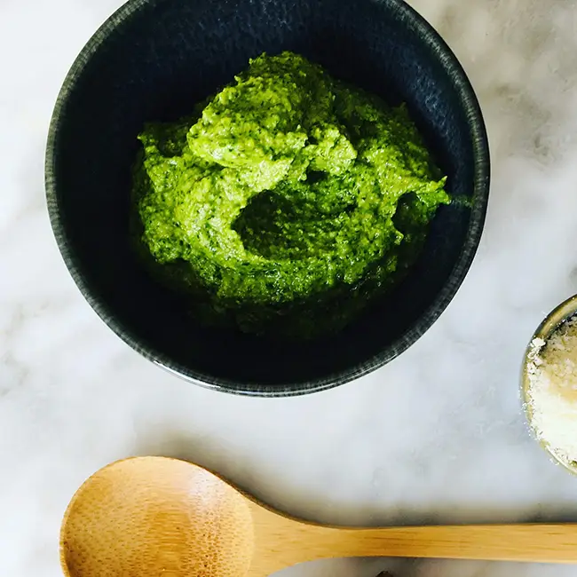 Kastanje pesto recept