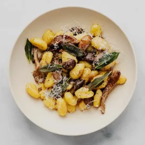 Gnocchi met paddenstoelen