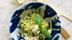 Courgette spaghetti