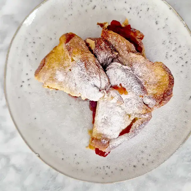 Peanut butter and jelly toast