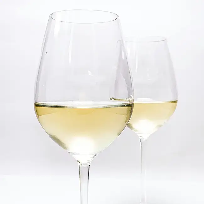 Gerechten met witte wijn