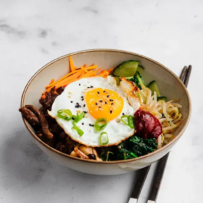 Koreaanse bibimbap