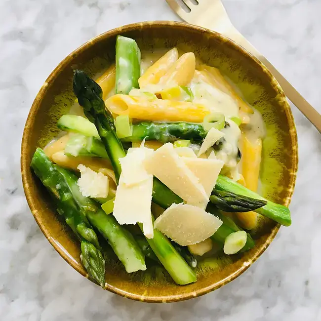 Pasta groene asperges Pasta groene asperges