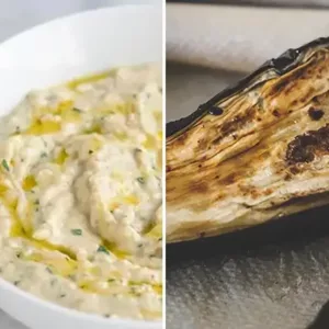 Aubergine yoghurt dip