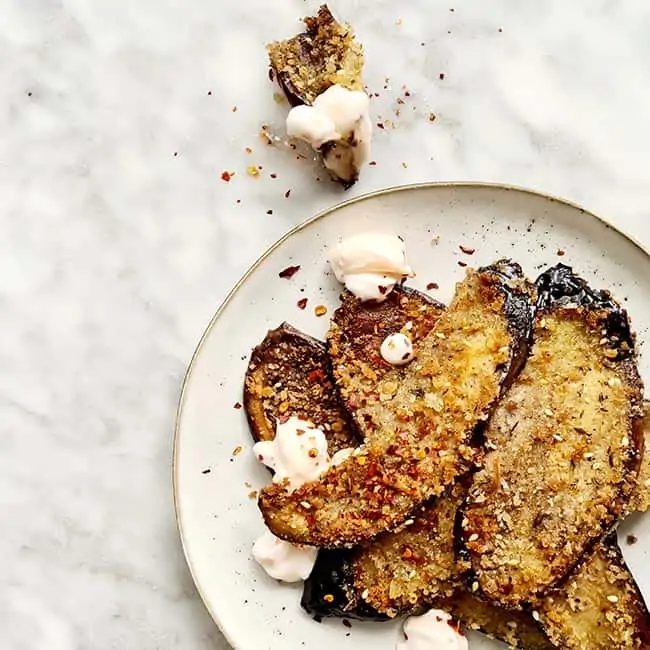 Aubergine snack