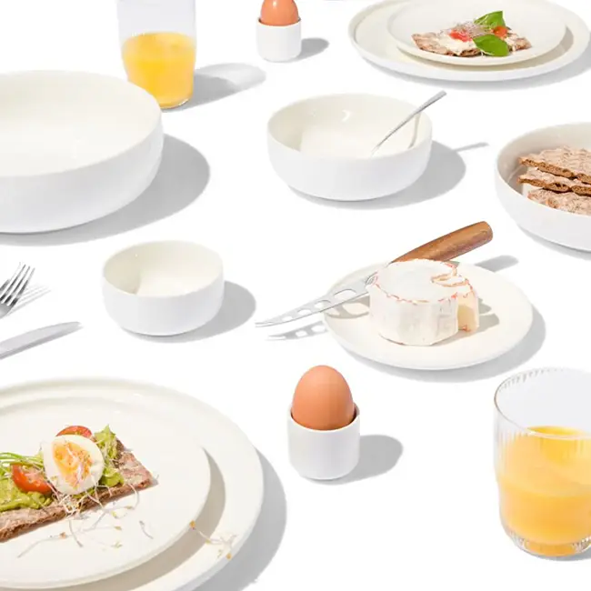 Hema servies op tafel