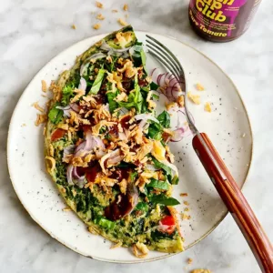 Spinazie omelet