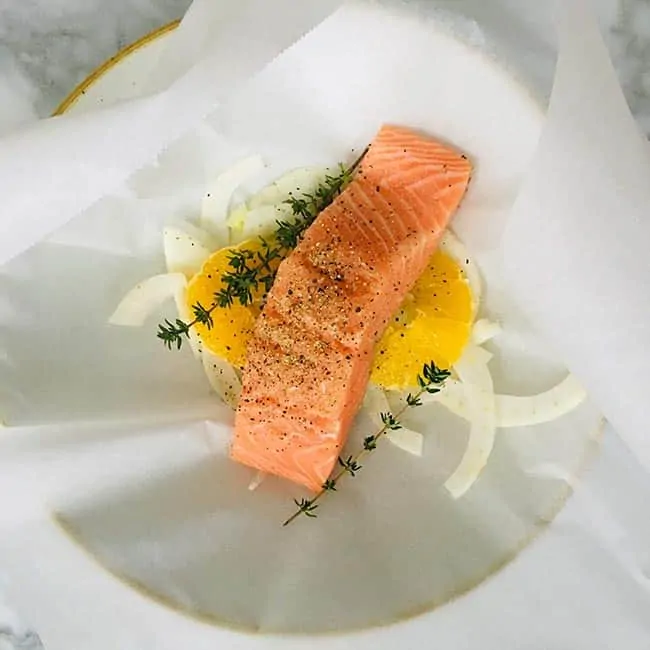 Zalm met venkel uit de oven