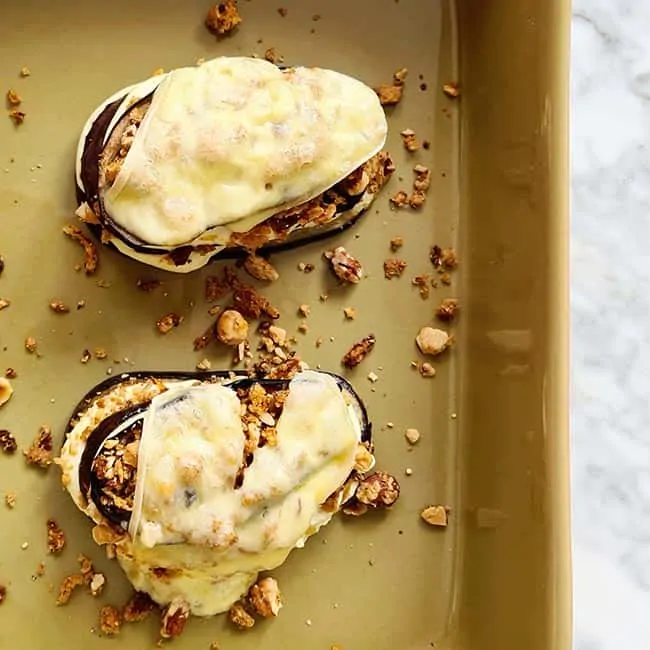 Aubergine lasagne