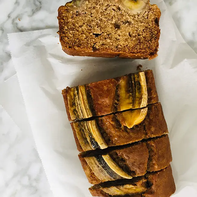 Bananenbrood zonder suiker