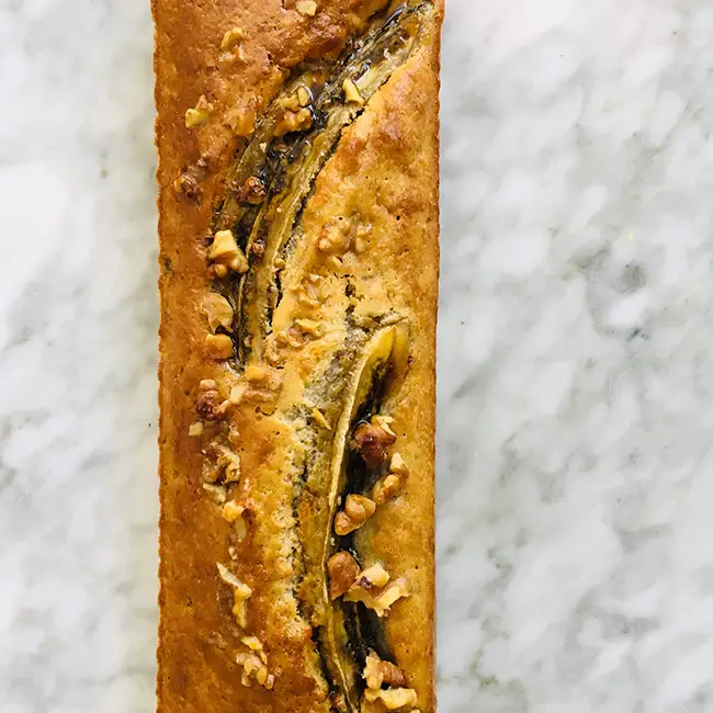 Bananenbrood met walnoten