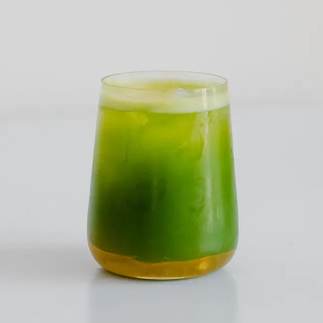 Matcha iced tea