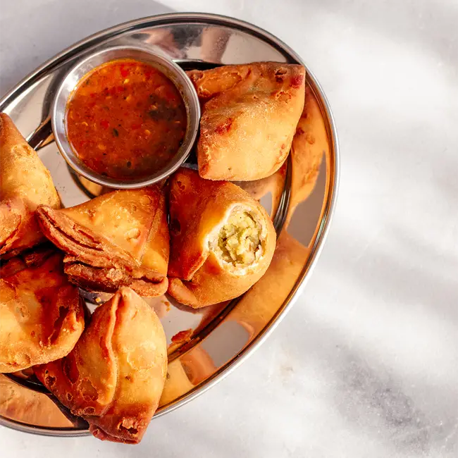 Samosas met aardappel
