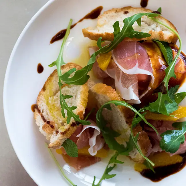 Burrata parmaham Burrata parmaham