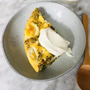 Frittata met geitenkaas