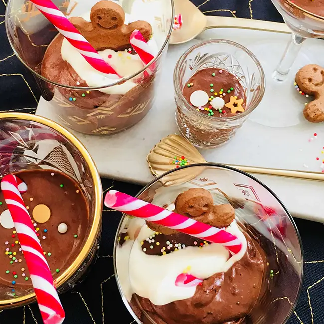 Kerst chocolademousse Kerst chocolademousse