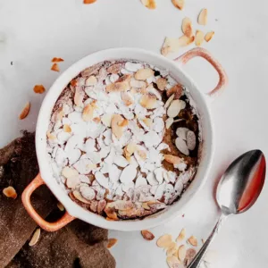 Baked oats met amandelcroissant smaak