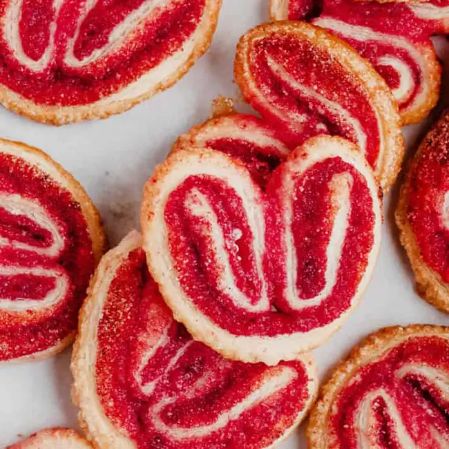 Frambozenkoekjes Valentijnsdag