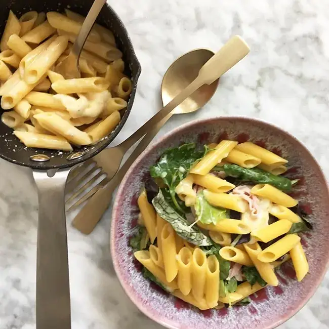 Macaroni ham en kaas