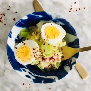 Stamppot prei met ei