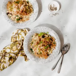 Bulgur pilav met venkel