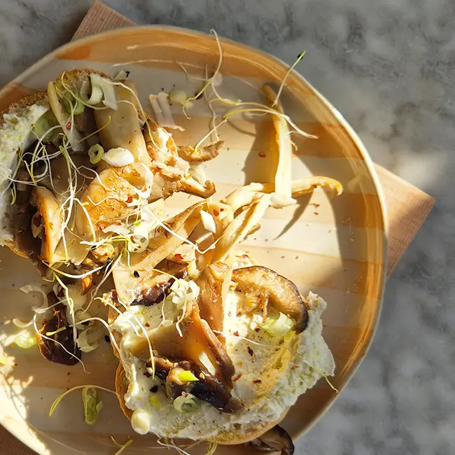 Opgeklopte feta maken