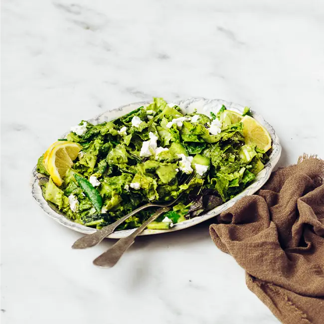 Green goddess salade green goddess dressing