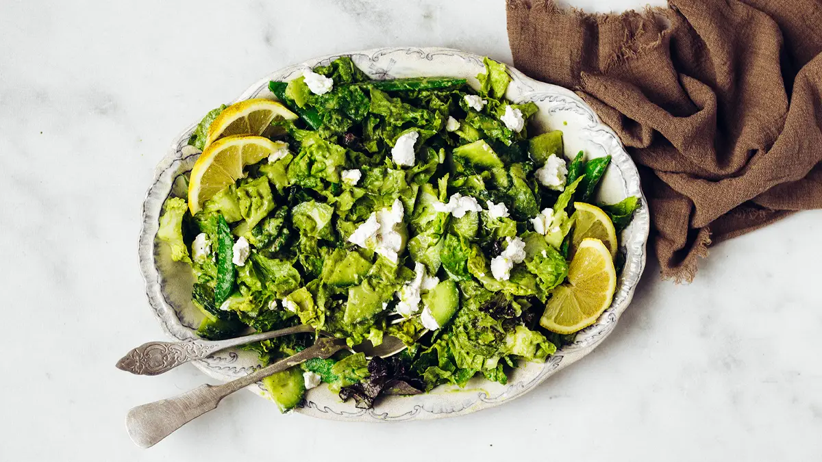 Green goddess salade green goddess dressing