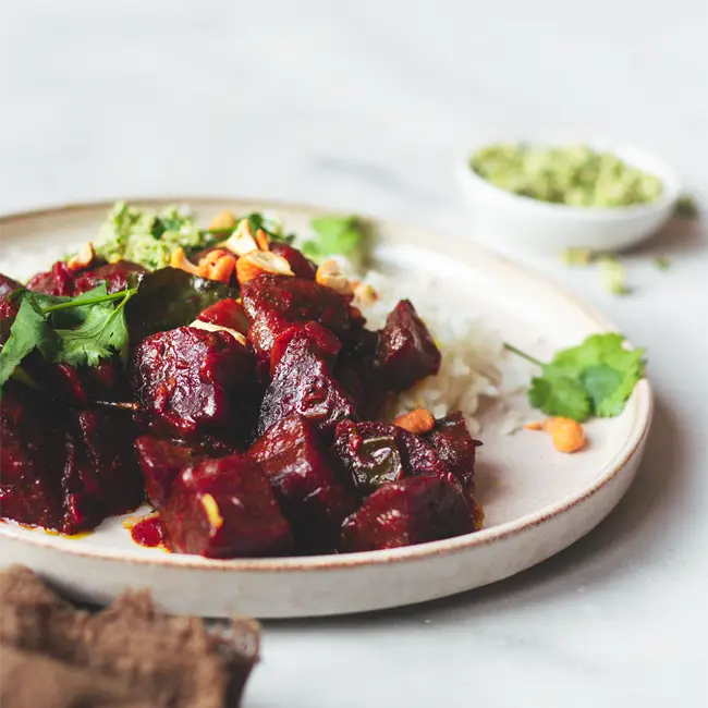 Bietencurry | rode bietencurry