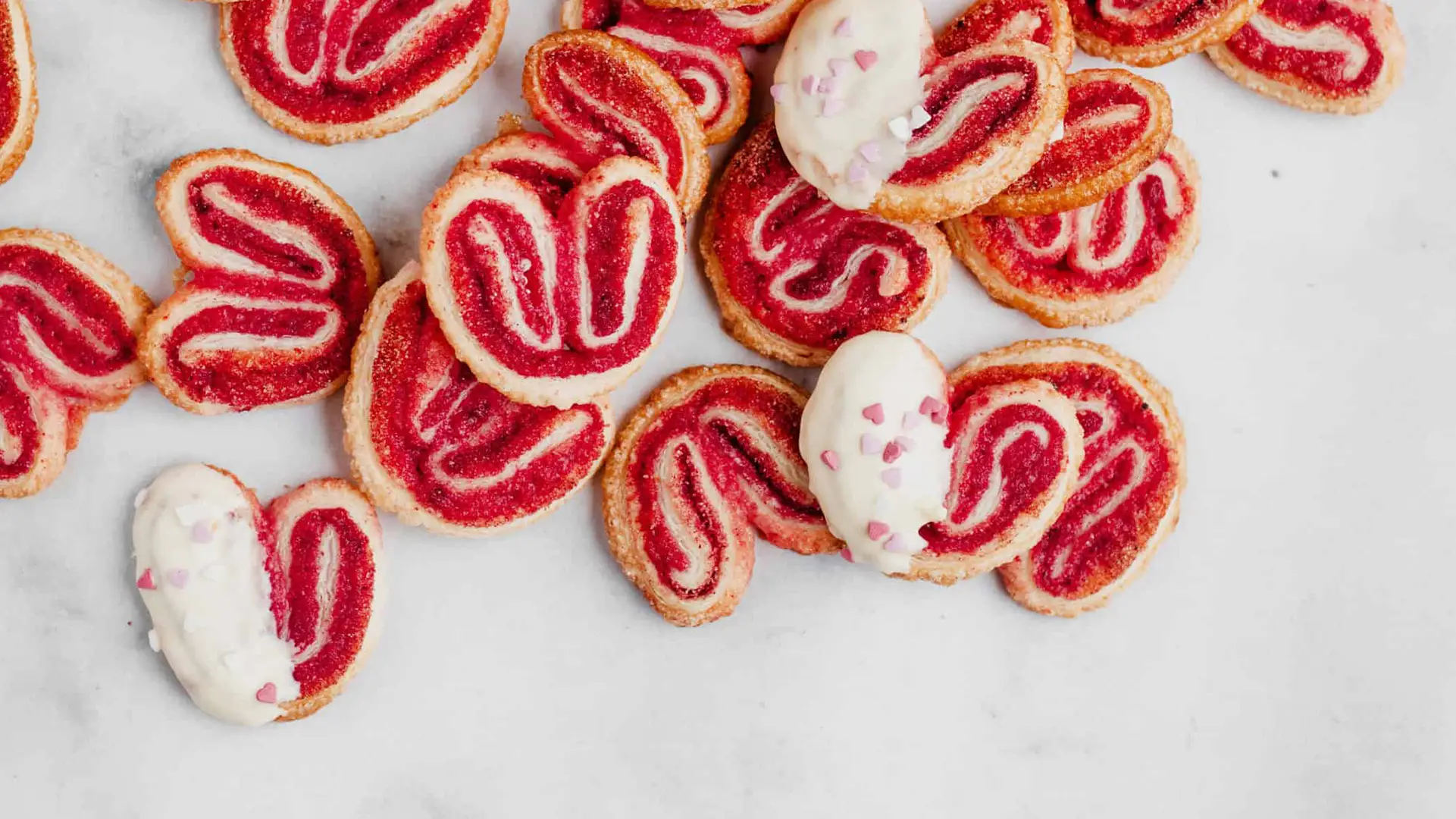 Frambozenkoekjes Valentijn