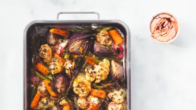 Simpele groenten ovenschotel