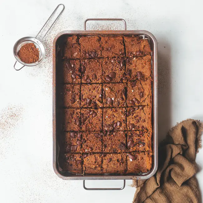 Gezonde brownie kikkererwtenbrownie