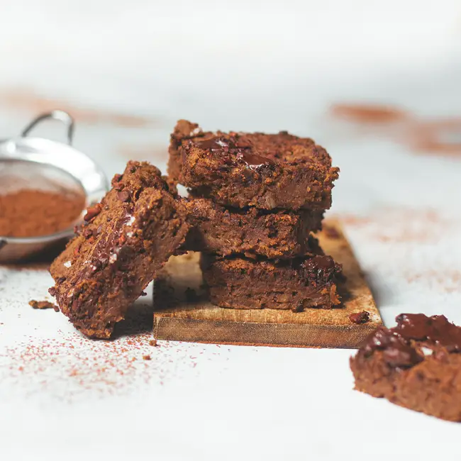 Gezonde brownie kikkererwtenbrownie
