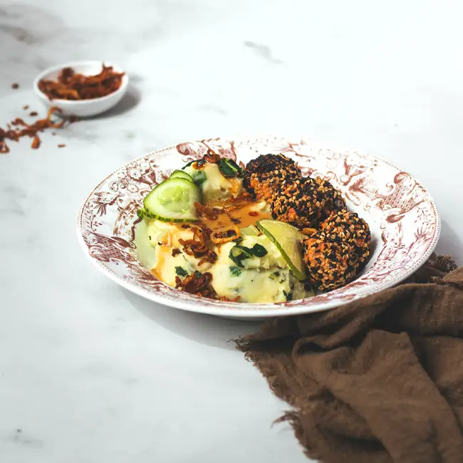 Paksoi stamppot / stamppot met paskoi / stamppot van paskoi
