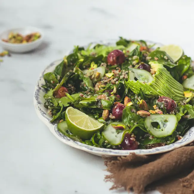Spinazie_salade Spinazie salade met druiven
