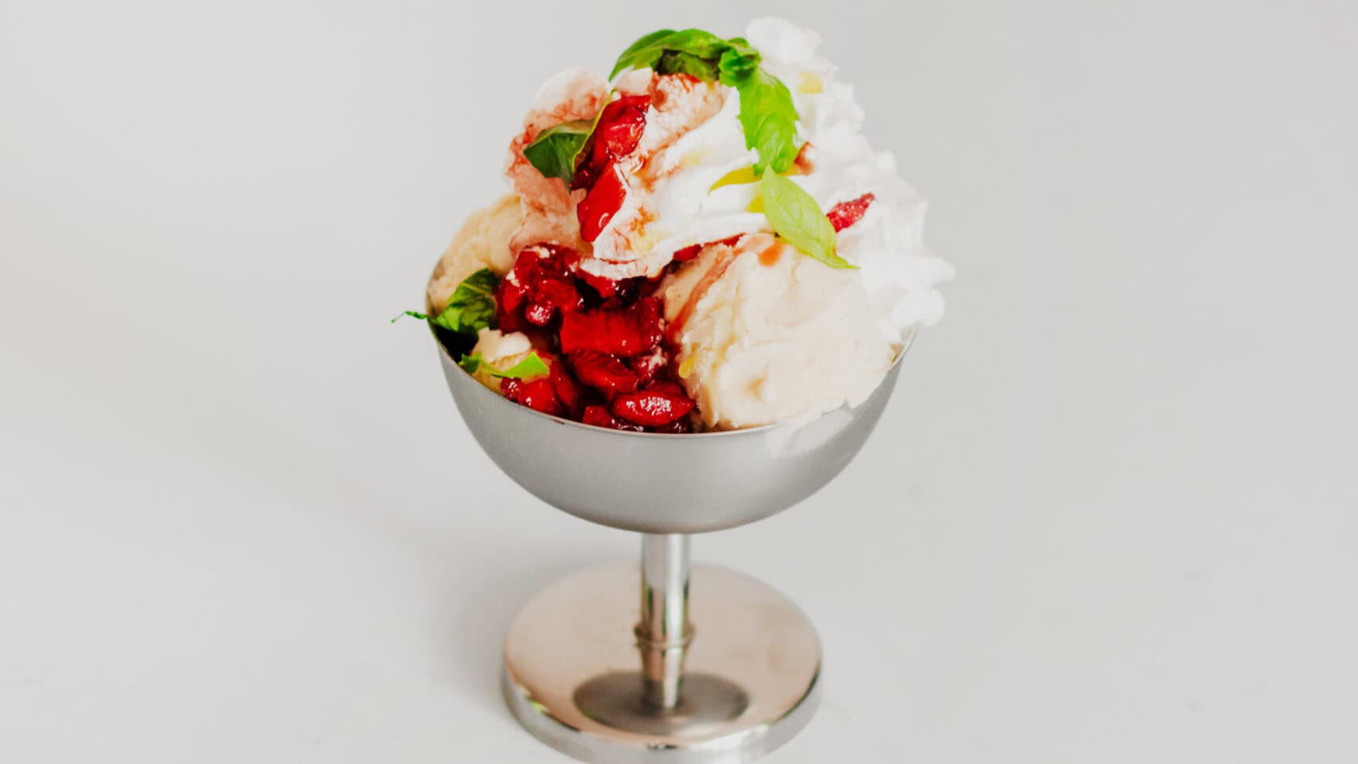 Sundae recept met aardbei